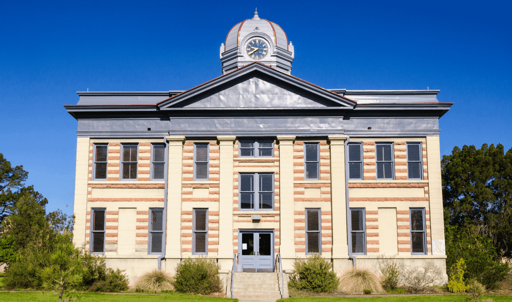 a building with a clock on top